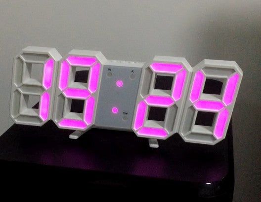 3D Luminous LED Digital Clock, Simple And Versatile At Home