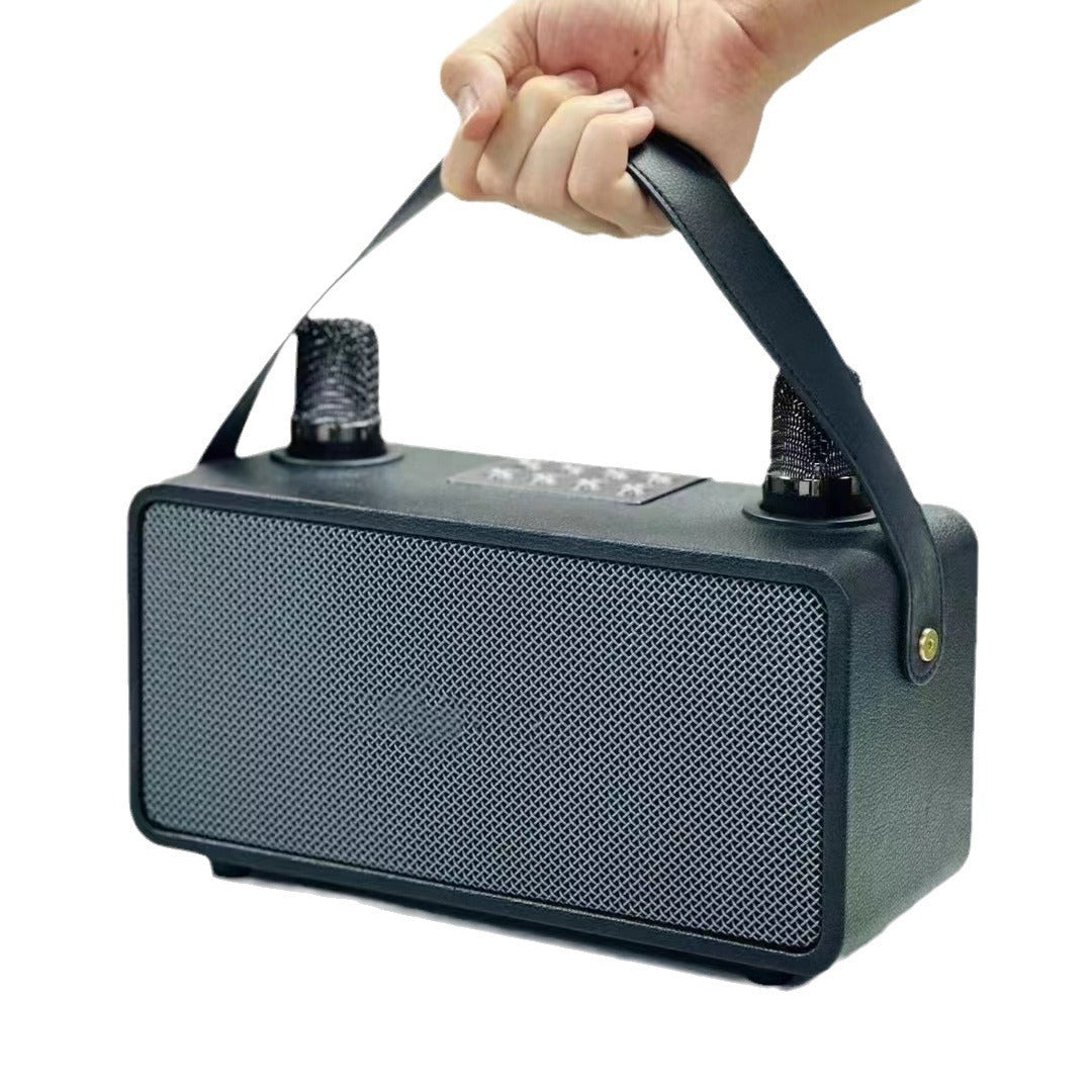 Bluetooth Speaker High-power Wireless Household Outdoor Portable Microphone Integrated Karaoke