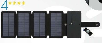 Outdoor Folding Solar Panel Charger Portable 5V 2.1A USB Output Devices Camp Hiking Backpack Travel Power Supply For Smartphones