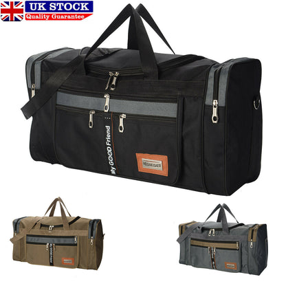 Extra Large Big Sports Gym Holdall Bag Travel Work Cabin Barrel Bag